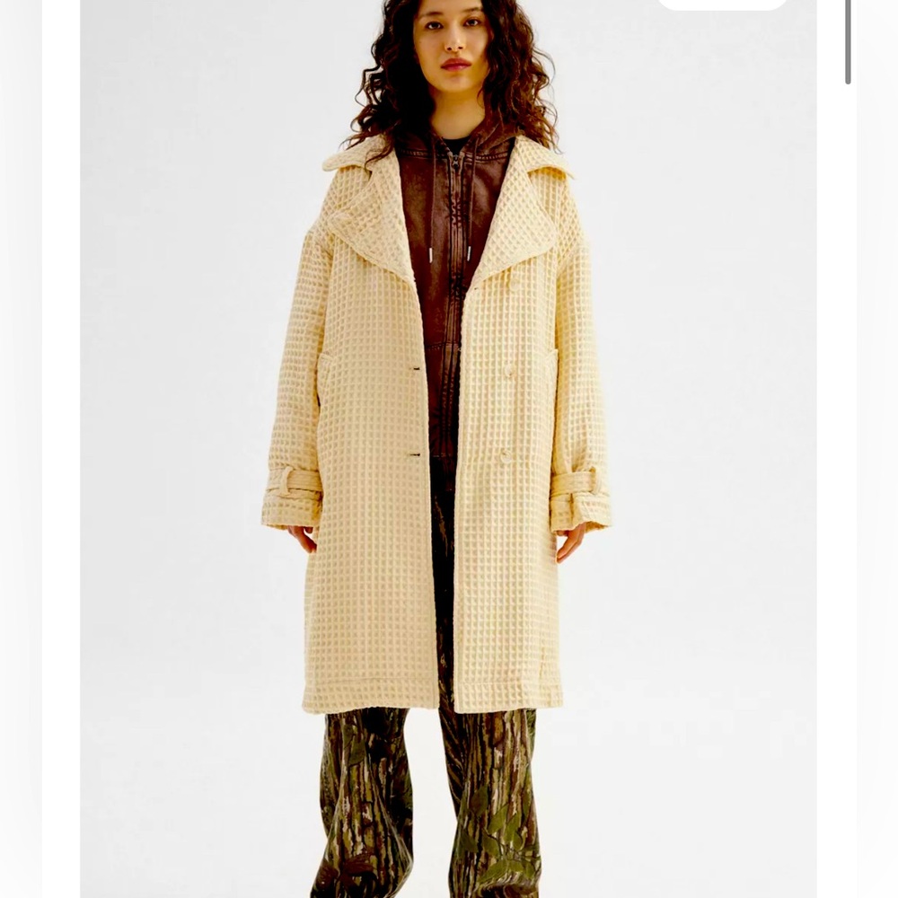 Emma Waffle Trench from Urban Outfitters NWT